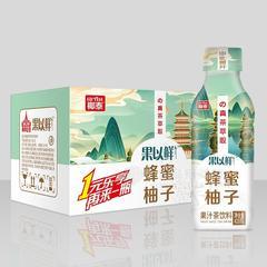 果以鲜蜂蜜柚子茶果汁茶饮料招商420mlx15瓶