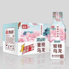 果以鲜蜜桃乌龙茶果汁茶饮料招商420mlx15瓶