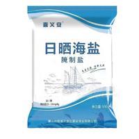 喜義安日曬海鹽加碘腌制鹽袋裝食用鹽招商500g