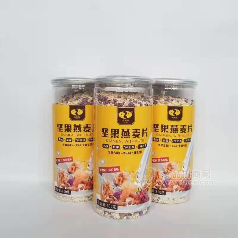罐装坚果燕麦片600g招商
