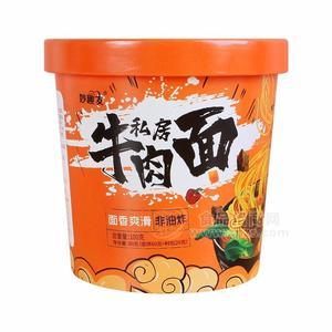 妙趣友私發(fā)牛肉面100g/桶非油炸方便速食沖泡面招商