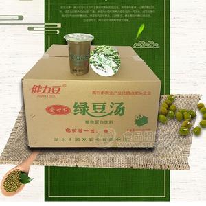 健力豆绿豆汤植物蛋白饮料招商360mlx40杯