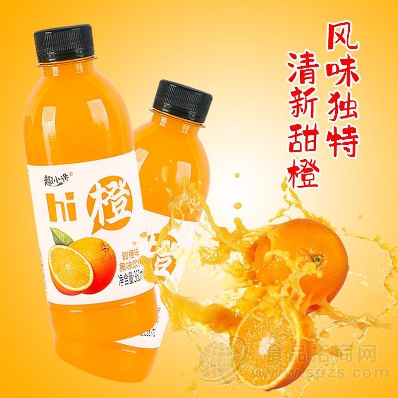趣小谗果味饮料甜橙味360mll*12瓶