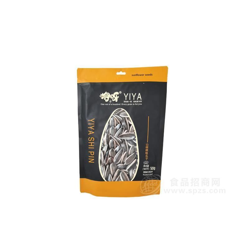 500g咿呀山核桃味瓜子大颗粒葵花籽健康炒货休闲零食