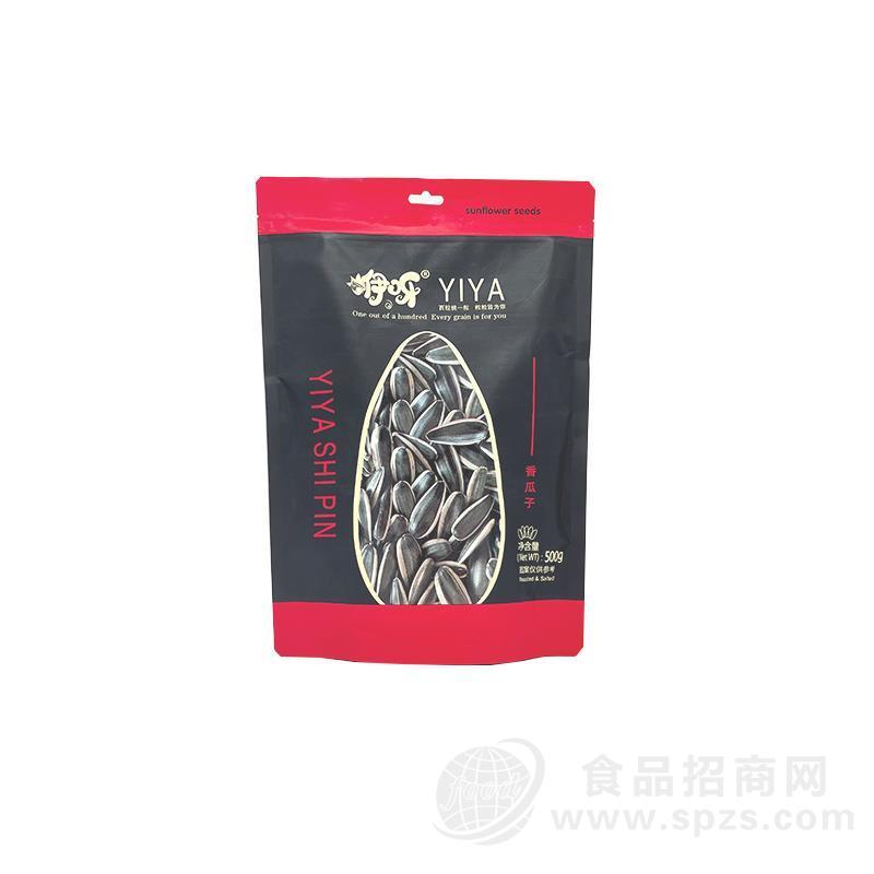 500g咿呀香瓜子大颗粒葵花籽健康炒货休闲零食