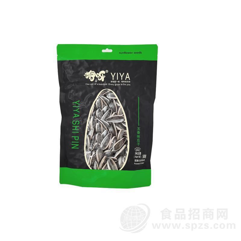 500g咿呀五香味瓜子大颗粒葵花籽健康炒货休闲零食