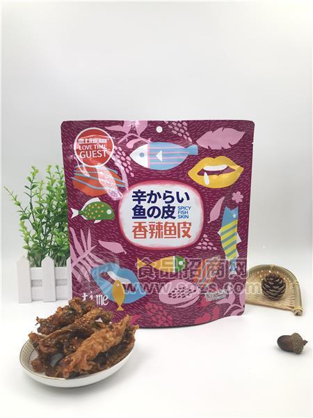 戀上時間客香辣魚皮308克