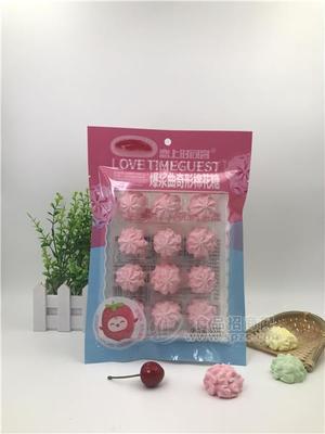 恋上时间客爆浆曲奇形棉花糖草莓味55克