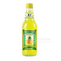 强力老广州风味凤梨味瓶装果味汽水饮料358ml