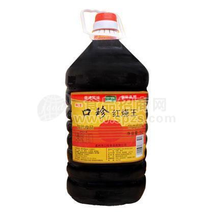 口珍红烧王酱油调味品5L 