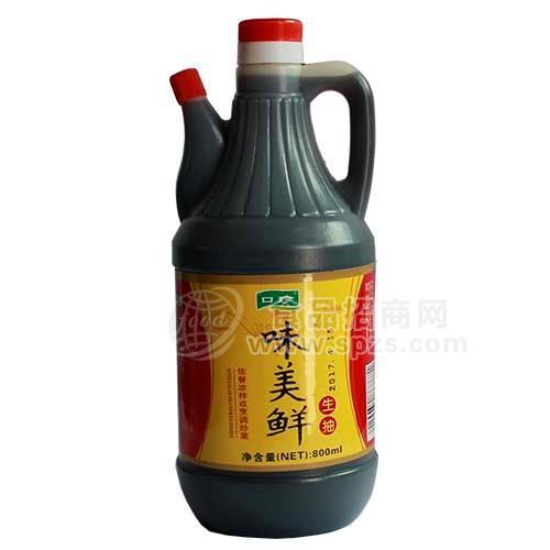 口珍味美鲜生抽调味品800ml 