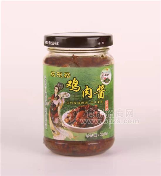 双孢菇鸡肉酱