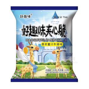 好趣味香米蜜汁牛排味油炸型方便面55g