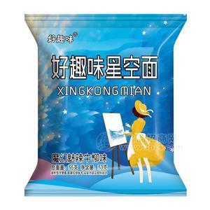 好趣味星空面魔幻魅辣牛柳味油炸型方便面55g