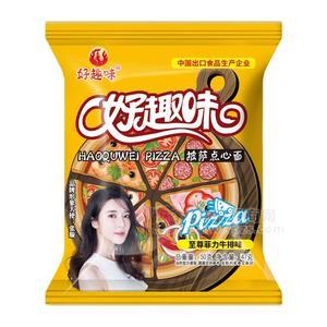 好趣味披萨点心面菲力牛排味方便食品50g