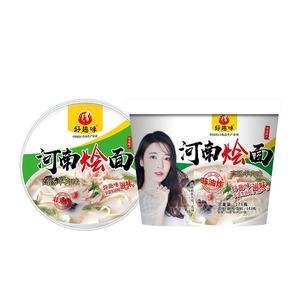 好趣味非油炸河南烩面高汤羊肉味桶装176g