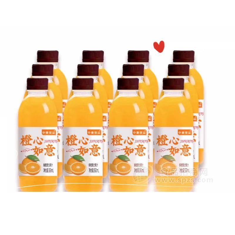 中奥饮品橙心如意鲜橙复合果汁饮料360ml