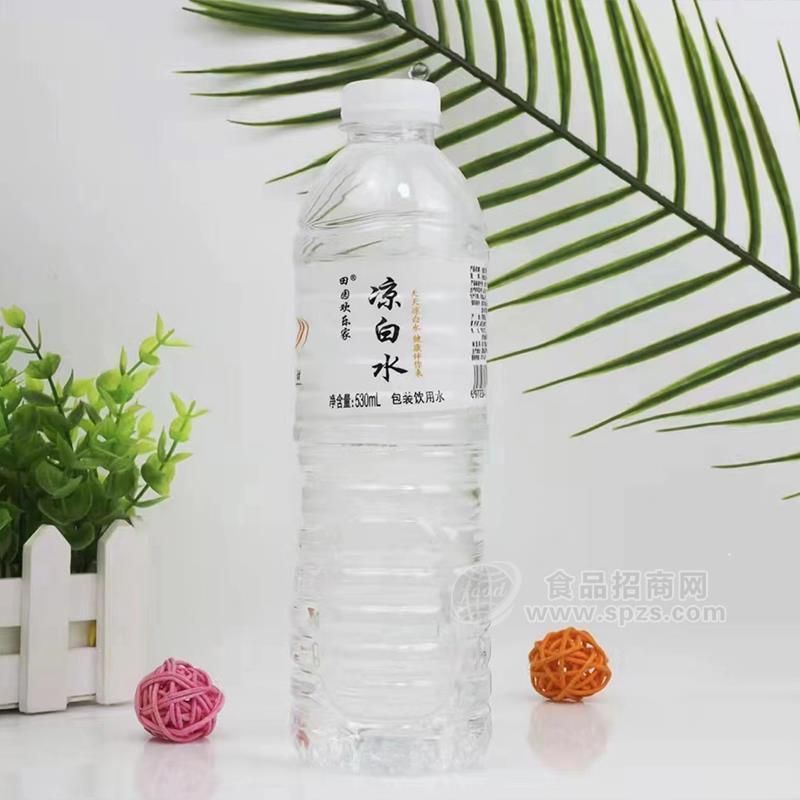 田園歡樂(lè)家涼白水包裝飲用水530ml