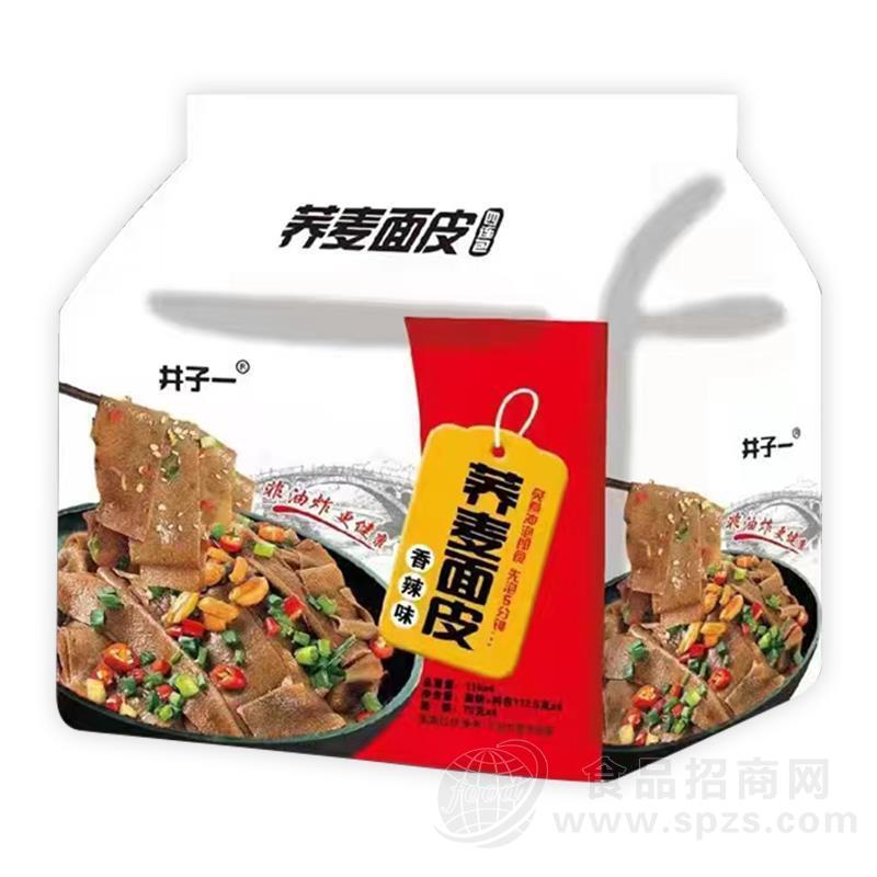 井子一荞麦面皮四连包香辣味方便食品