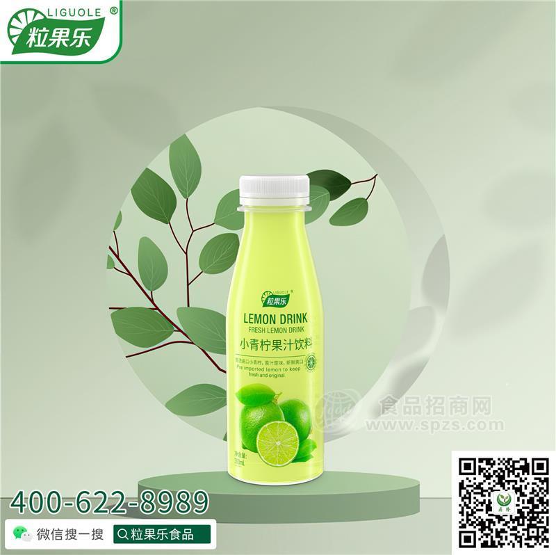 ·粒果乐小青柠果汁饮料青柠口味饮品瓶装招商280ml 