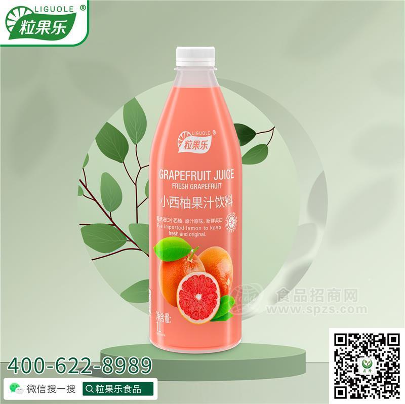 ·粒果乐系列1L大瓶装果汁饮料西柚口味饮品 