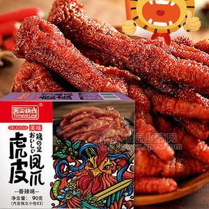 舌尖快線香辣味虎皮鳳爪休閑食品90g