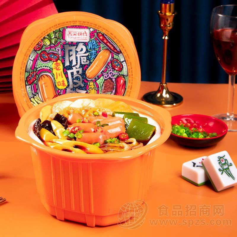 舌尖快线老川味脆皮肠牛油方便火锅370g