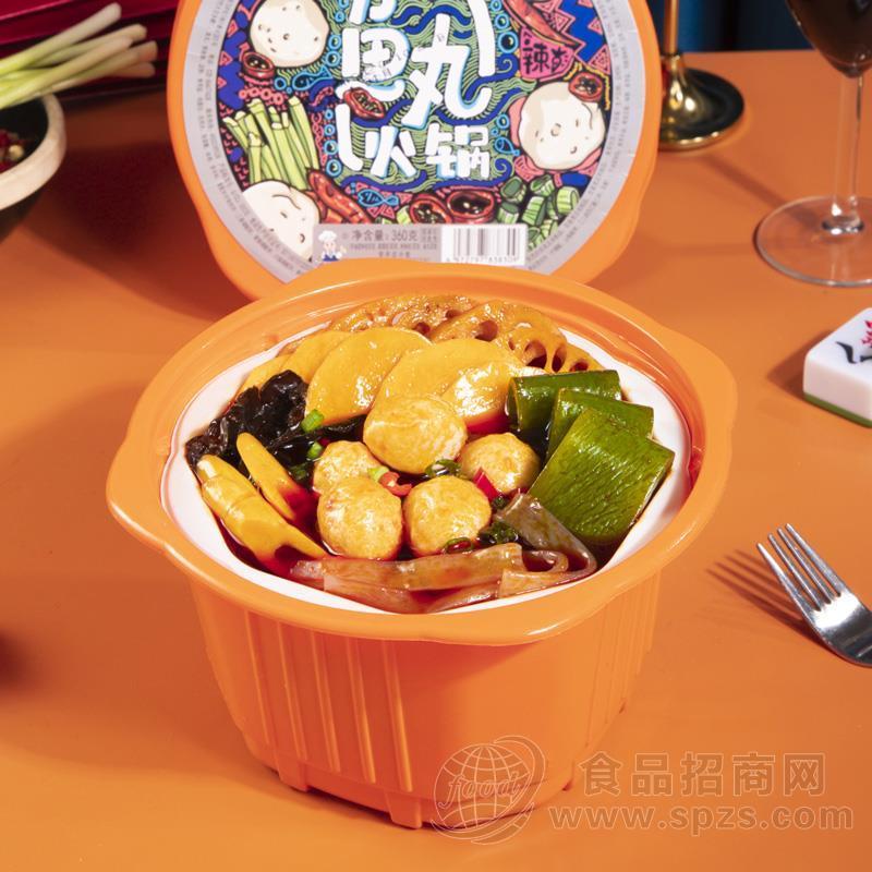 舌尖快线鱼丸火锅方便火锅360g