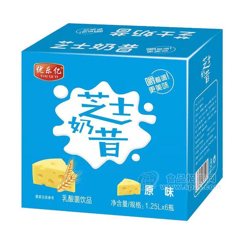 優(yōu)樂億原味乳酸菌飲品乳飲料1.25LX6瓶