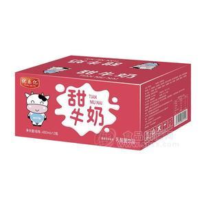 優(yōu)樂(lè)億甜牛奶乳酸菌飲品乳飲料480mlx12瓶