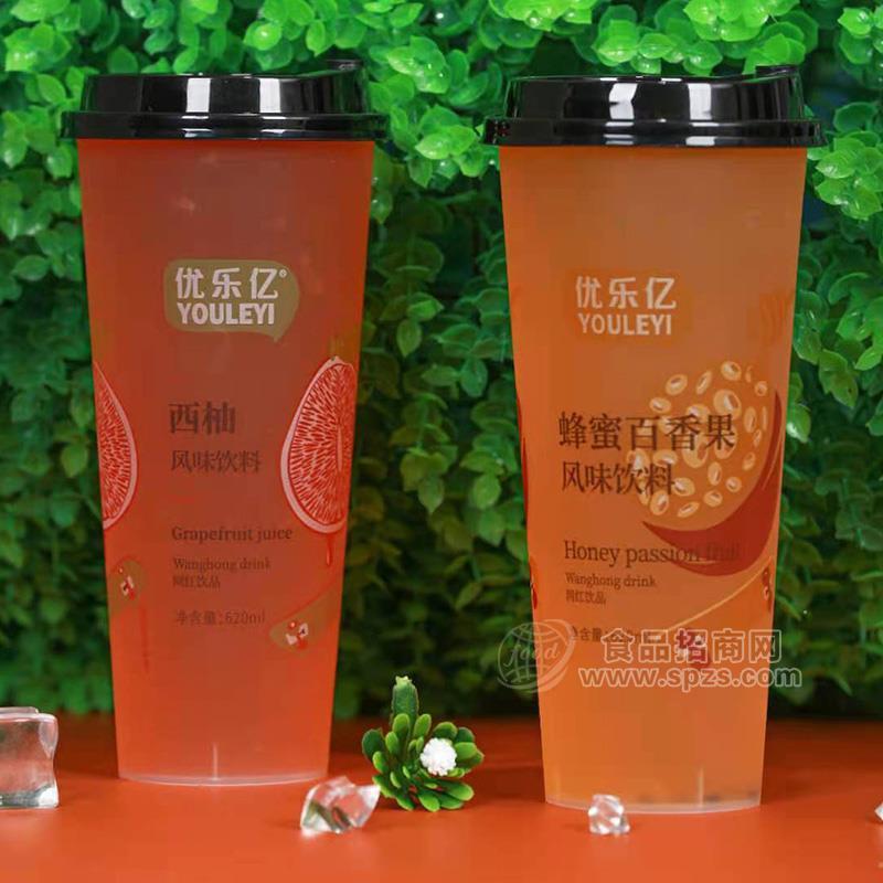·优乐亿西柚蜂蜜百香果风味饮料620ml 