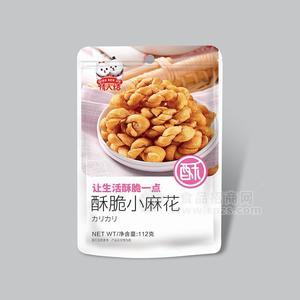 情人結(jié)酥脆小麻花膨化食品招商112g