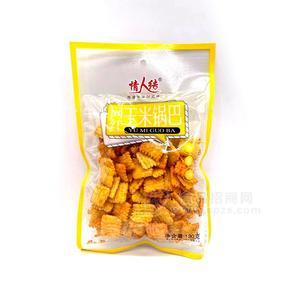 情人結(jié)網(wǎng)紅玉米鍋巴膨化食品招商130g