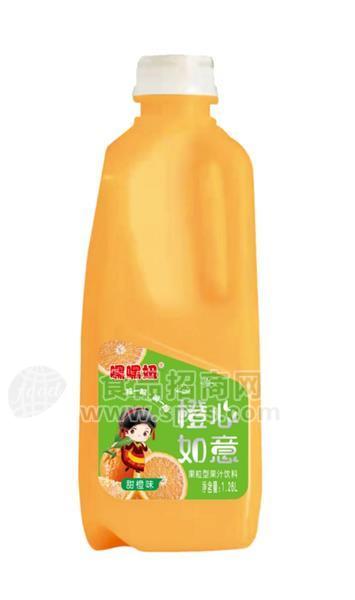 嘿嘿妞甜橙味果粒飲料楊枝甘露果汁飲料