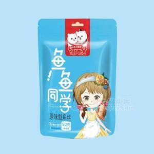 情人结慢火烘干原味鱿鱼丝水产品50g