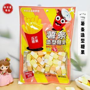 合百客薯条造型压片糖果儿童零食