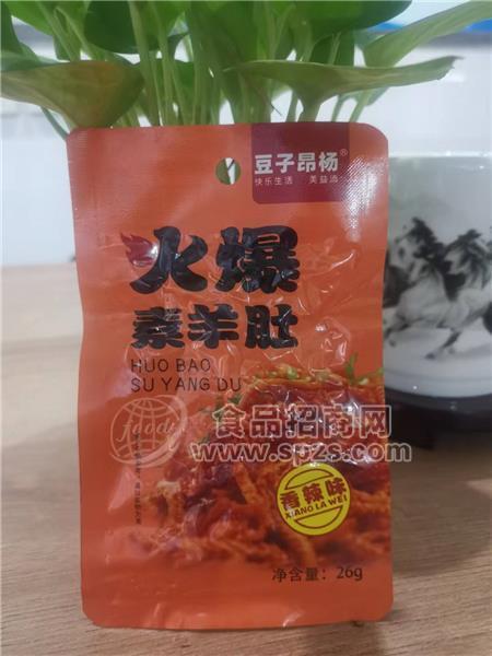 豆子昂楊火爆素羊肚26g豆制品休閑零食