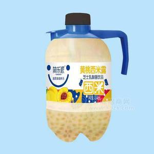 简乐派黄桃西米露芝士乳酸菌饮品乳饮料瓶装招商1314ml