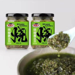 鄧鼎計(jì)燒椒醬佐餐式調(diào)味醬辣椒醬調(diào)味品230g