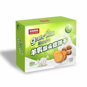猴头菇饼干生产工厂 羊奶饼干代加工OEM贴牌