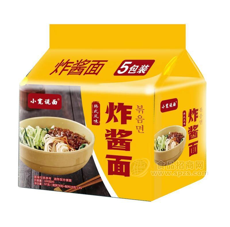 小宽说面韩式风味炸酱面100g5