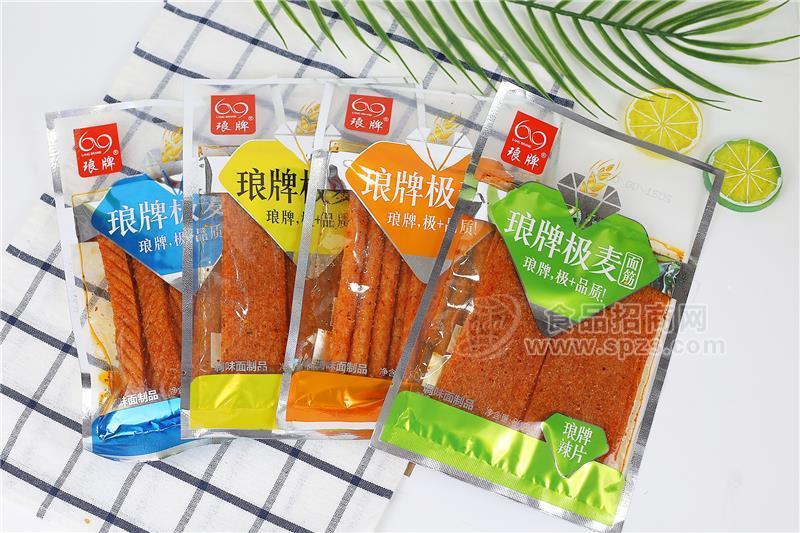 瑯牌極麥面筋辣條調(diào)味面制品休閑食品招商80g