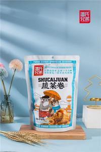 208克醬香牛排味蔬菜卷小食品