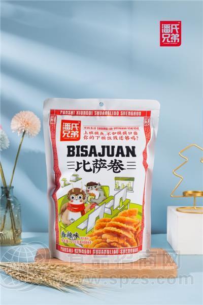 208克香辣味比萨卷小食品