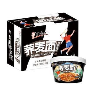 家鄉(xiāng)人韓式火雞味蕎麥面方便食品102gx12桶