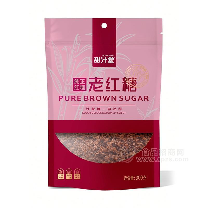 甜汁堂纯正老红糖300g