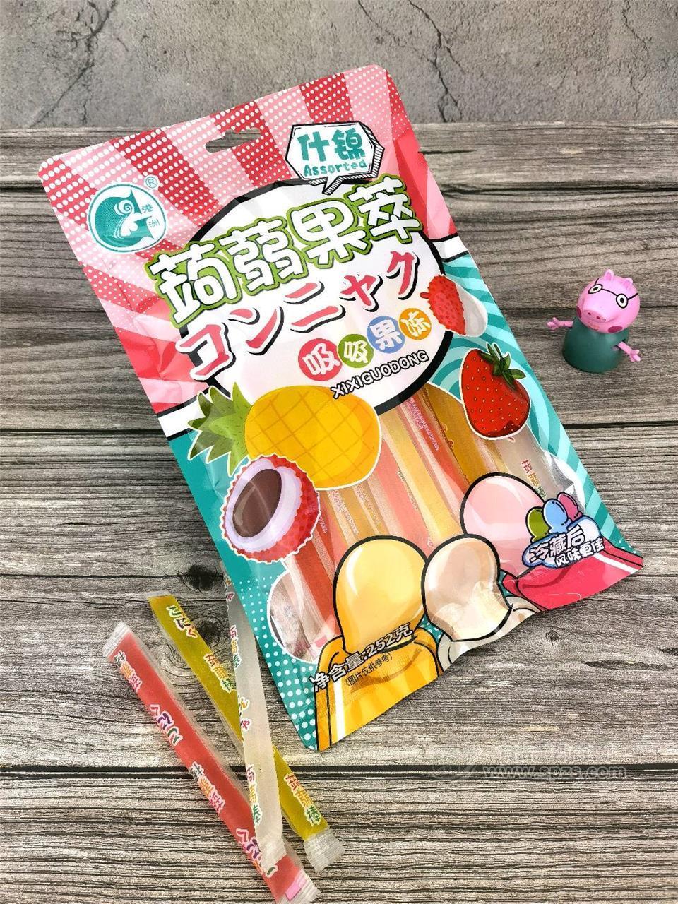 港洲蒟蒻果萃吸吸果冻252克