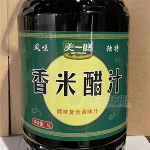 美一膳 香米醋汁 5L/桶