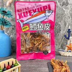 萌孩子香辣味鳕鱼皮休闲零食82g