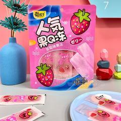萌孩子人气果Q冻草莓味果冻零食160g